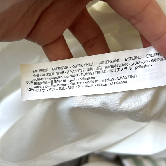 ZARA PLEATED RUFFLES BLOGGER  FAVORITES MINI DRESS SIZE LARGE - Picture 12 of 12